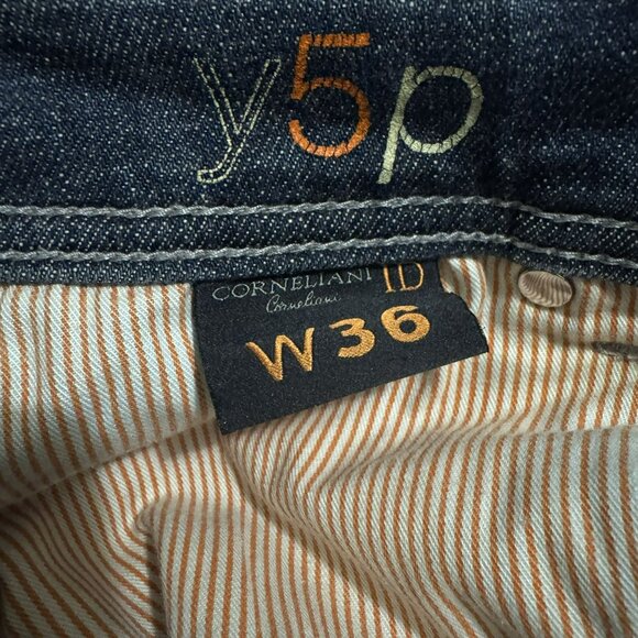 Corneliani Y5P Collection Mens Luxury Denim Jeans Sz W36 Made in Italy 5 Pocket - Picture 9 of 14